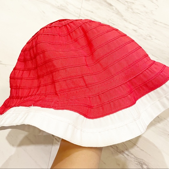 Gymboree Pink Summer Bucket Hat with Flower Baby Girls 6-12 months NWT - Picture 4 of 8